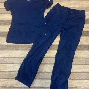 Bundle of Greys Anatomy Active and Cherokee infinity scrubs and supplies